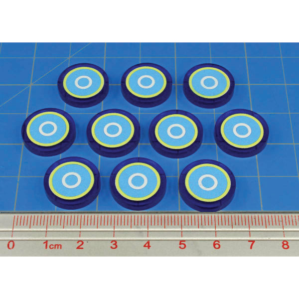 Premium Printed WWII New Zealand Air Force Roundel Pacific Theater Tokens (10)