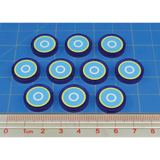 Premium Printed WWII New Zealand Air Force Roundel Pacific Theater Tokens (10)