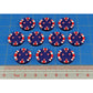 Premium Printed WWII New Zealand Commonwealth Pacific Theater Tokens (10)