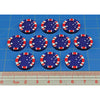 Premium Printed WWII Australian Commonwealth Pacific Theater Tokens (10)