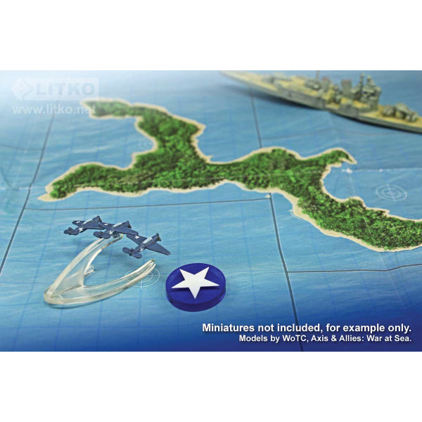 Premium Printed WWII American Air Force Roundel Pacific Theater Tokens (10)