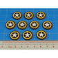 Premium Printed WWII American Army Command Faction Tokens (10)
