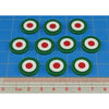 Premium Printed WWII Italian Air Force Roundel Faction Tokens (10)