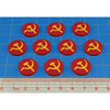 Premium Printed WWII Soviet Union Hammer and Sickle Faction Tokens (10)