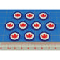 Premium Printed WWII Royal Canadian Air Force Roundel Faction Tokens (10)