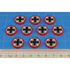Premium Printed WWII German National Cross Faction Tokens (10)