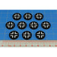 Premium Printed WWII German Elite Cross Faction Tokens (10)