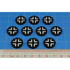 Premium Printed WWII German Elite Cross Faction Tokens (10)