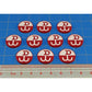 Premium Printed WWII Polish Underground Faction Tokens (10)