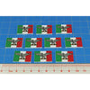 Premium Printed WWII Italian Social Republic Flag Tokens (10)