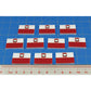 Premium Printed WWII Polish Republic Flag Tokens (10)