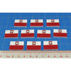 Premium Printed WWII Polish Republic Flag Tokens (10)