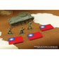 Premium Printed WWII Republic of China Flag Tokens (10)