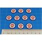 Premium Printed WWII Australian Anzac Faction Tokens (10)