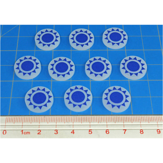 Premium Printed WWII China Kuomintang Winter War Faction Tokens (10)