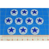 Premium Printed WWII American Blue Star Winter War Faction Tokens (10)