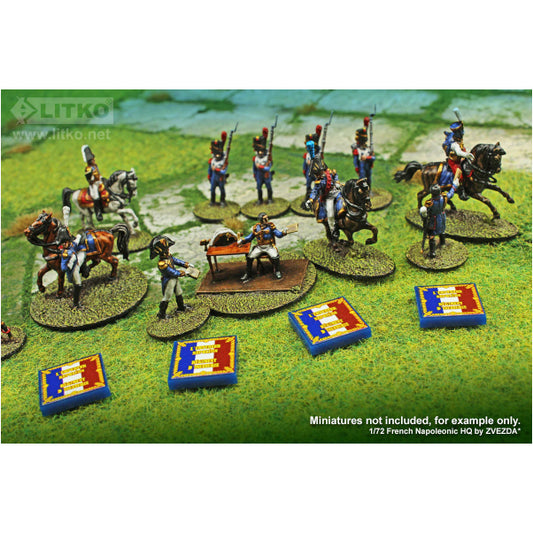 Premium Printed Napoleonic French Army Standard Flag, 1812 (x10)