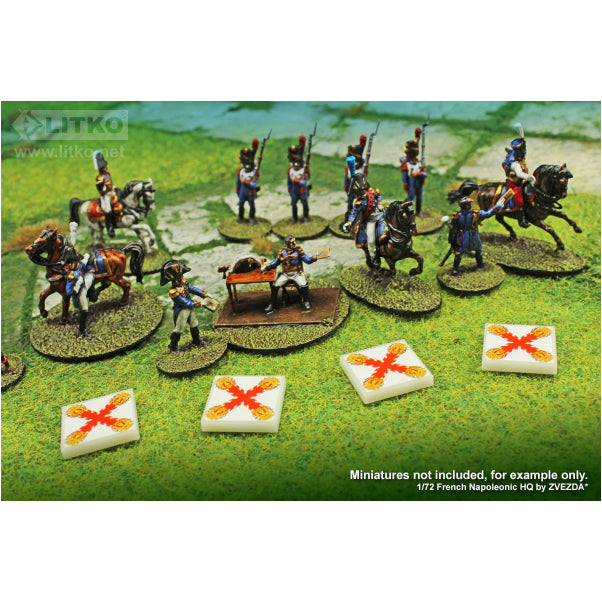 Premium Printed Napoleonic Spain Army Standard (x10)