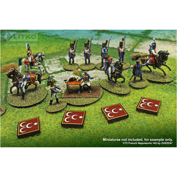 Premium Printed Napoleonic Ottoman Army Standard (x10)