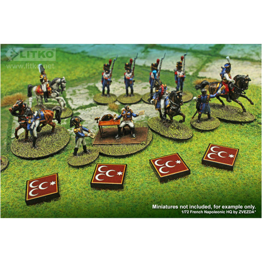 Premium Printed Napoleonic Ottoman Army Standard (x10)