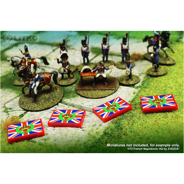Premium Printed Britain Imperial Crown Flag (x10)