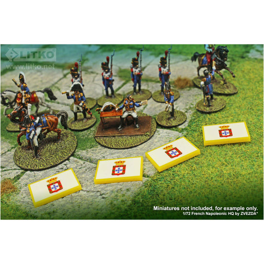 Premium Printed Portugal Imperial Shield Flag (x10)