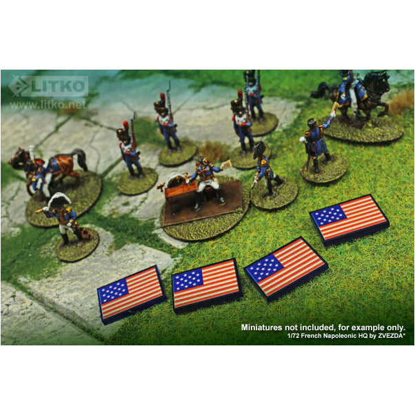 Premium Printed America Flag, 1812 (x10)