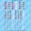 Decal Sheet, US Global GW-1985