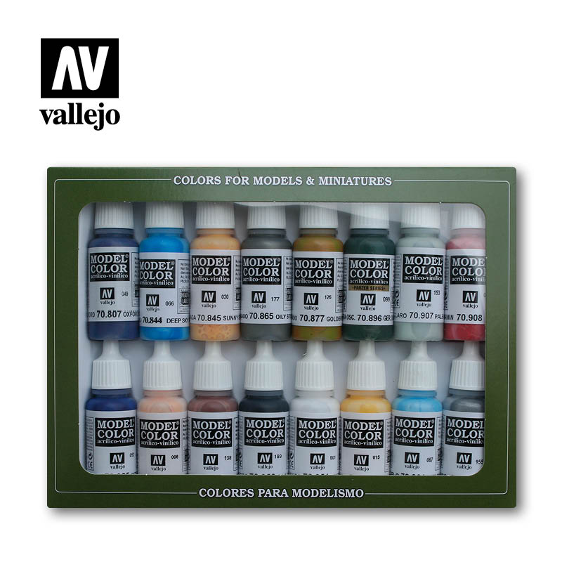 Vallejo, American Civil War Colors Paint Set - 17ml Bottle (16/Set)