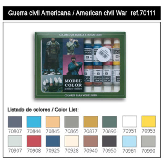Vallejo, Wargame Special Model Color Paint Set - 17ml Bottle (16/Set)