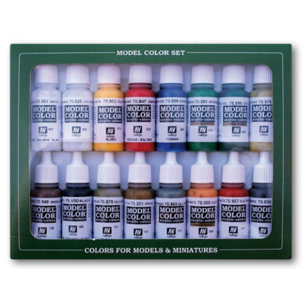Vallejo, Napoleonic Colors French and British 1789-1815 Paint Set - 17ml Bottle (16/Set)