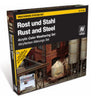 Vallejo, Rust and Steel Paint Set - 17ml Bottle (8/Set)