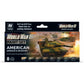 Vallejo, WWII American Armor and Infantry Paint Set - 17ml Bottle (6/Set)