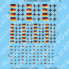 Decal Sheet, West Germany GW-1985
