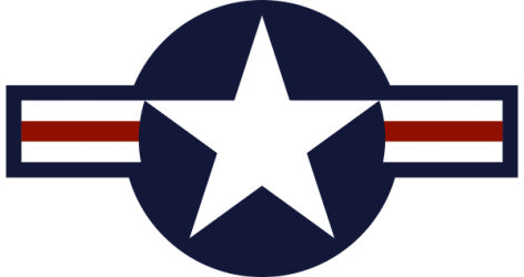 Decal Sheet, U.S. Airforce Roundel (1947-P)