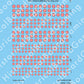 Decal Sheet, Taiwan-Republic of China (1948-P)