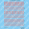 Decal Sheet, Taiwan-Republic of China (1948-P)