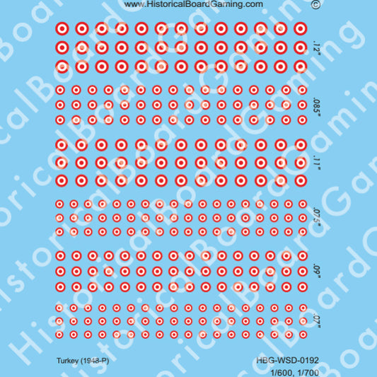 Decal Sheet, Taiwan-Republic of China (1948-P)