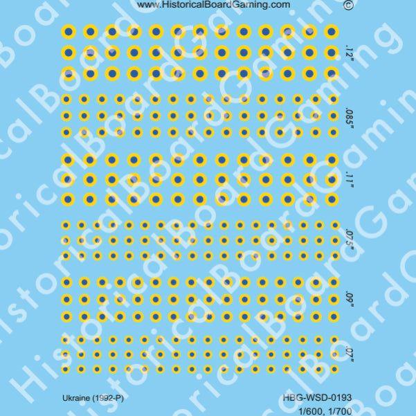 Decal Sheet, Ukraine (1992-P)