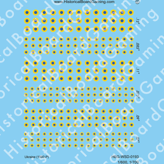 Decal Sheet, Ukraine (1992-P)