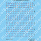 Decal Sheet, Myanmar (1989-P)
