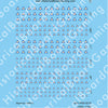 Decal Sheet, Myanmar (1989-P)