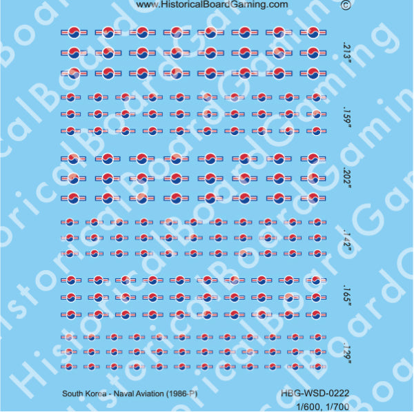 Decal Sheet, South Korea Naval Aviation (1986-P)