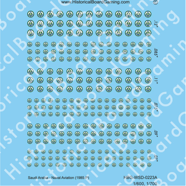 Decal Sheet, Saudi Arabia Naval Aviation (1985-P)