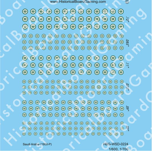 Decal Sheet, Saudi Arabia (1950-P)