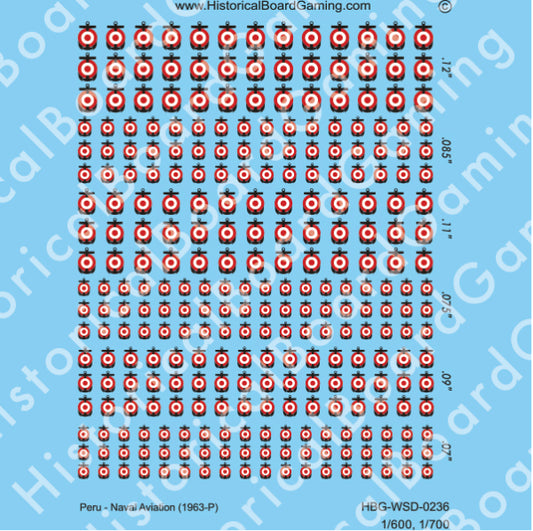 Decal Sheet, Peru Naval Aviation (1963-P)