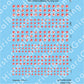 Decal Sheet, Singapore (1975-P)