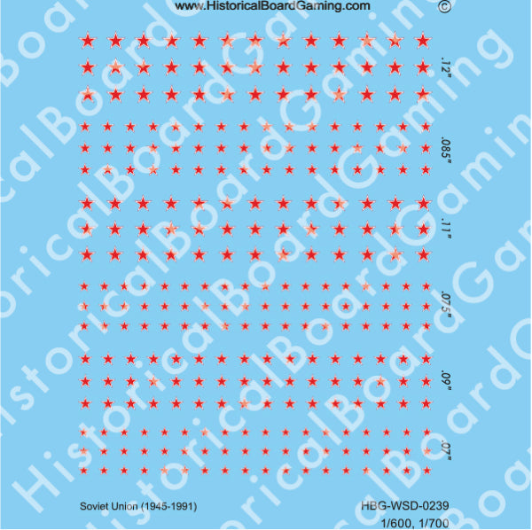 Decal Sheet, Soviet Union (1945-91)