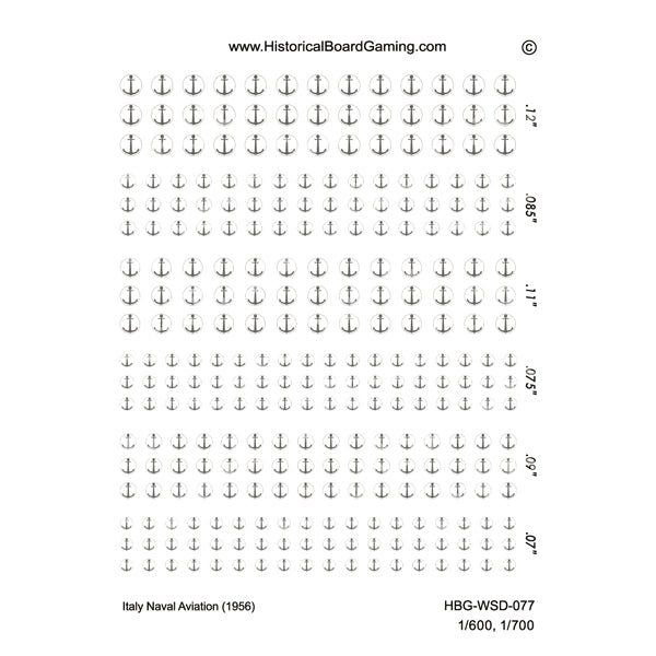 Decal Sheet, Italy Naval Aviation (1956)