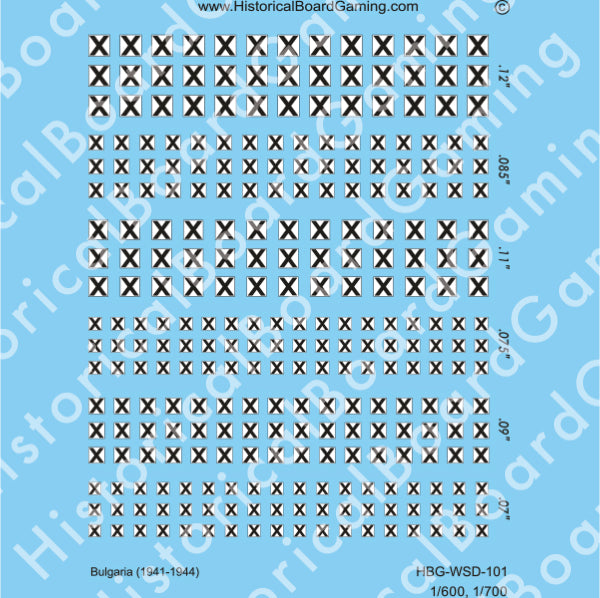 Decal Sheet, Bulgaria (1941-1944)